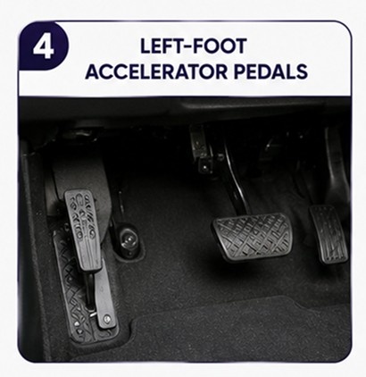 Left Foot Accelerator Pedals